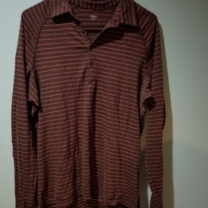 Nau organic cotton polonium LS Polo Size M